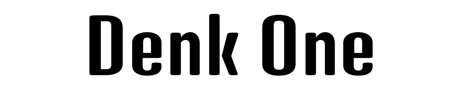 Denk One Font Download Free